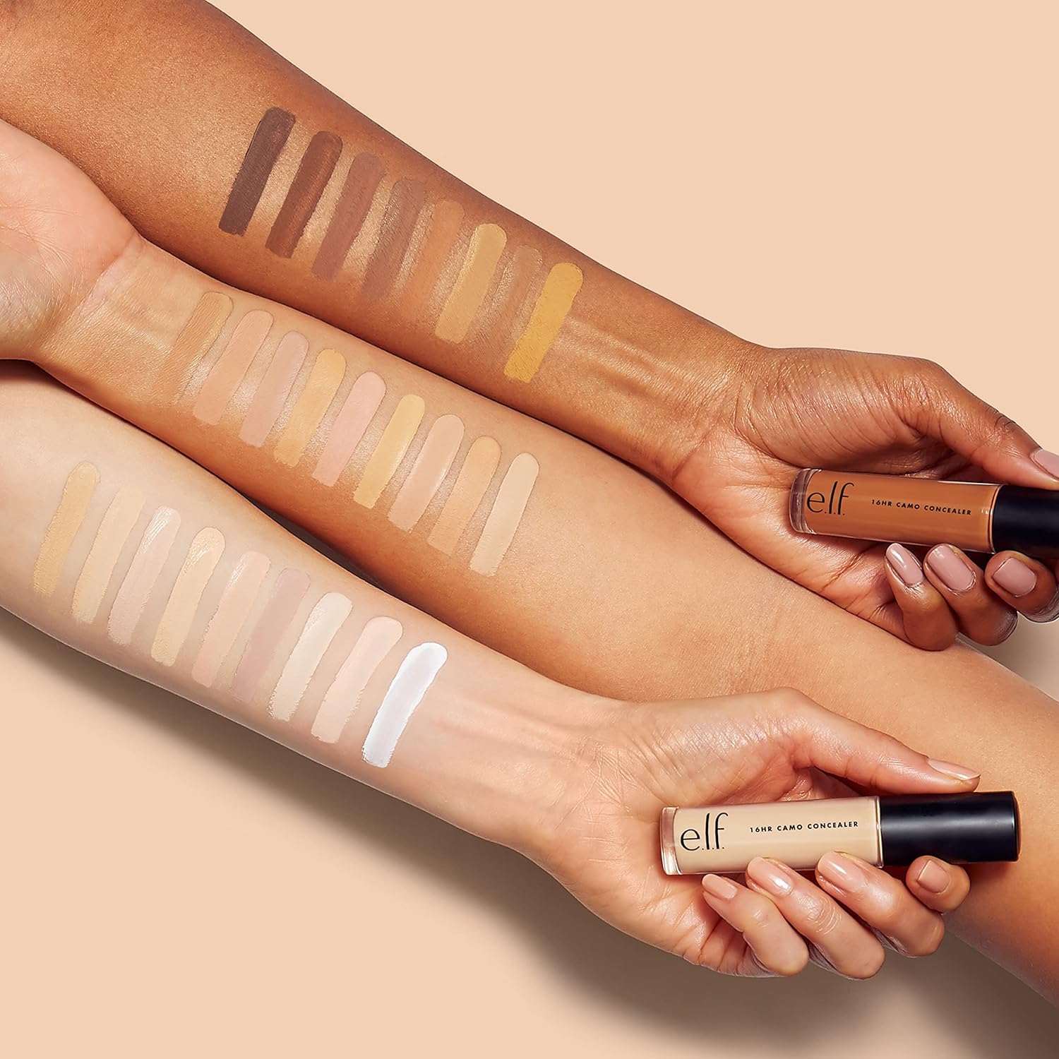 e.l.f. 16HR Camo Concealer, Full Coverage, Highly Pigmented Concealer With Matte Finish, Crease-proof, Vegan & Cruelty-Free, Light Beige, 0.203 Fl Oz - Image 5